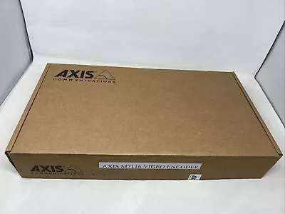 Axis Model M7116 US Video Encoder P/N 02036-004- New Open Box • $425