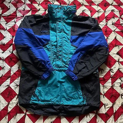 Columbia Color Block Jacket Adult L/XL As Is Worn 80s 90s Skiing • $15