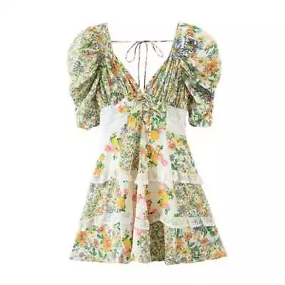 Women's Boho Vintage Evening Party Beach Dresses Multi Designs Flower • $29.81