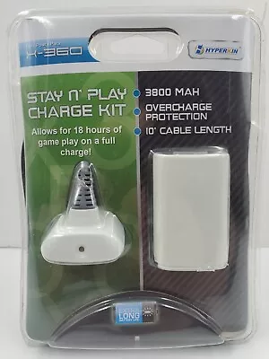 Hyperkin Xbox 360 Stay N Play Charge Kit Battery Charger Microsoft Xbox 360 • $15.29