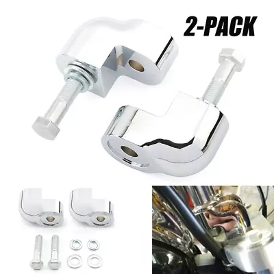 Handlebar Riser Bar Clamp Bars Kit Chrome For Honda VTX1300C 2004-2009 Aluminum • $60.83