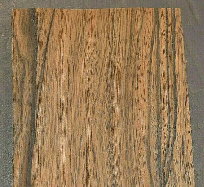 Macassar Ebony Raw Wood Veneer Sheet 4.5 X 28 Inches 1/42nd Thick        7679-40 • $11.99