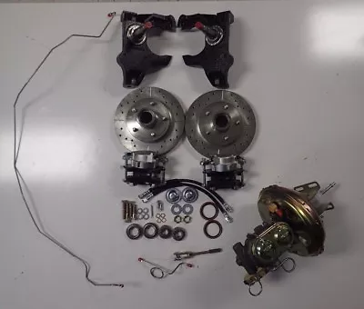 $699 • Buy 1965-1970 Impala Front Power Disc Brake Conversion 2 Inch Drop Spindles 