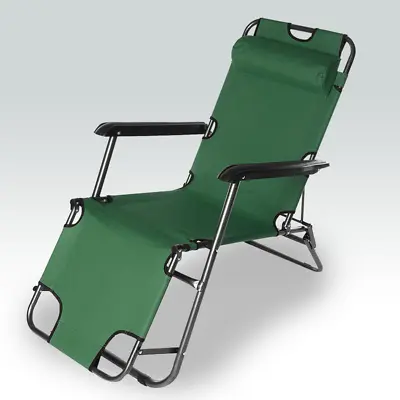 £52.99 • Buy 2X Outdoor Zero Gravity Chairs Sun Lounger Patio Folding Beach Pool Garden Chair