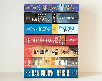 Dan Brown ROBERT LANGDON Complete Series Lot Of 7 (#1-7) Set Books DaVinci Code • $19.99