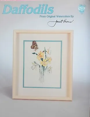 Cross Stitch Chart Daffodils Janet Powers 1986 Green Apple Co. UNUSED • £4.99