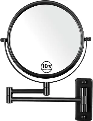 Wall Mounted Makeup Mirror 1X/ 10X Magnifying Makeup Mirror 8  Double Sided Ma • $36.19