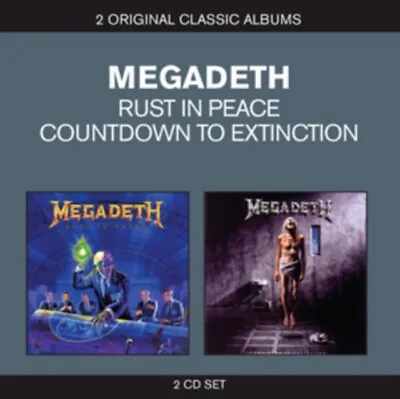 MEGADETH Countdown To Extinction/Rust In Peace CD NEW • £8.49