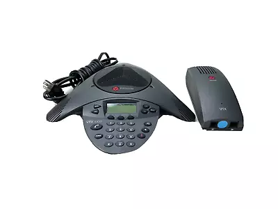 Polycom SoundStation VTX1000 Conf. Phone 2201-07142-601 W/Pwr Sply • $65