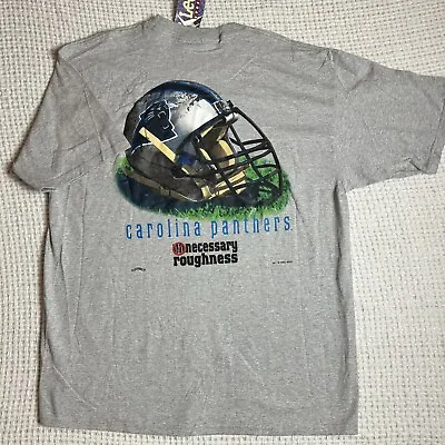 Vintage 90s Carolina Panthers T-Shirt Adult Men’s XXL Deadstock New NFL Football • $25.50