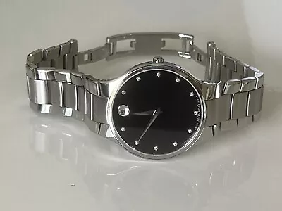 Movado Watch Museum Wrist 20.1.14.1092 With Real Diamonds 💎 Stainless Steel! • $550