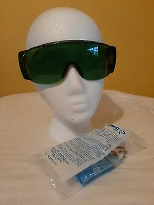VTG Bouton Z87 All Green Over RX Welding Safety Glasses Side Shields NOS 23/2 • $9.12