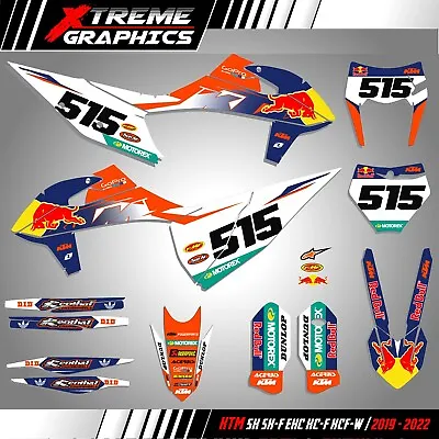 Ktm Sx Sx-f Exc Xc-w 125 250 350 450 2019 2020 2021 Decals Graphics Kit Stickers • $139.99