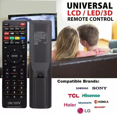 Universal TV Remote Control LCD/LED For Sony/Samsung/Panasonic/LG/TCL/Soniq AUS • $17.24