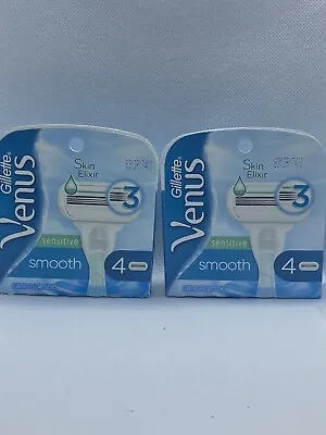 2X Gillette Venus Skin Elixir Cartridges Refills 4 Cartridges In Each Pack • $13.97