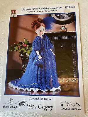 Jacquay Yaxley’s Knitting Pattern For Dolls Outfit - Dressed For Dinner Ex 0073 • £3.25