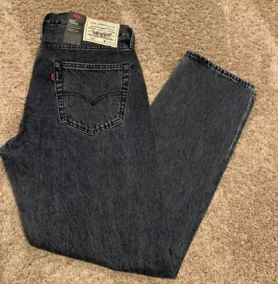 Levi's Premium Wellthread 502 Taper Jeans Faded Black Men's Sizes Nwt Rt$128 • $55.99