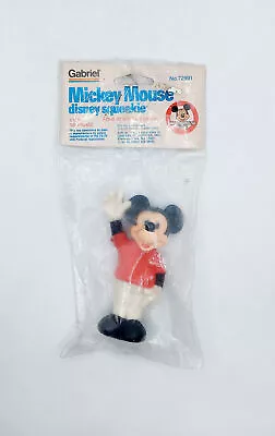 1977 Gabriel Walt Disney Mickey Mouse Club Squeakie Rubber Toy Mickey • $35