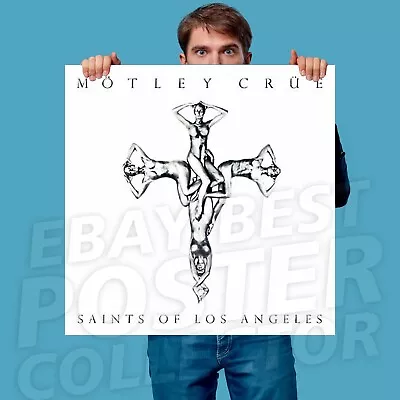 MOTLEY CRUE Saints Of Los Angeles BANNER HUGE Vinyl Poster Tapestry • $32.25
