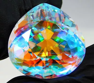 Certified 61.75 Ct Natural Mystic Topaz Brazil Pear Cut Loose Gemstone • $7.50