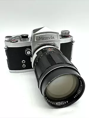 Miranda DR 35mm Film Camera Made In Japan 1963-1967 1:2.8 135mm Lens READ • $41.97