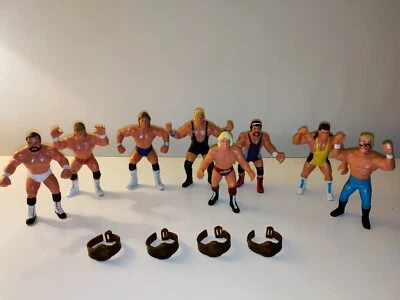 £45 • Buy WCW Galoob Lot Bundle Flair Sting Luger Pillman Josh WWE Elite Ultimate Figure