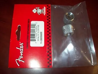 NEW - Genuine Fender Original Vintage Tele Knobs (2) CHROME - 099-2056-000 • $16.43