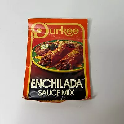 Vintage Durkee Enchilada Sauce Mix Packet Seasoning Spice Sealed • $14.82