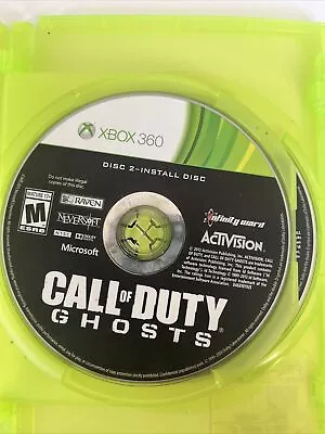 Call Of Duty: Ghosts (Microsoft Xbox 360 2013) Disc 1 And 2 Missing Manual/case • $2.70