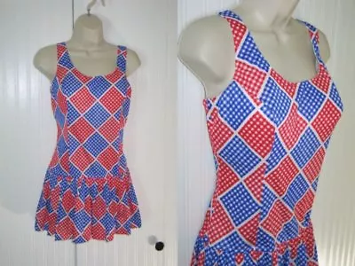 NOS-Vintage Bathing Suit 1960s 1970s One Piece Swimsuit Montgomery Wards-SAILOR • $56