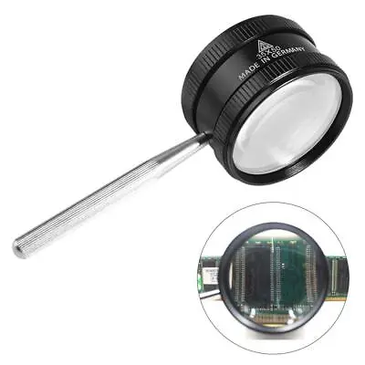 35X High Power Magnifying Glass Handheld Magnifier For Reading DIY Crafts • £10.33