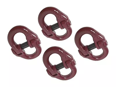 4 Pc 5/8  G80 Mechanical Coupling Link Alloy Chain Hammerlock 18100 Lbs D Ring • $89.99