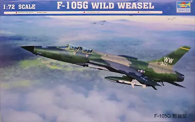 Trumpeter 1/72 US F-105G Wild Weasel Kit 01618 • $32.39