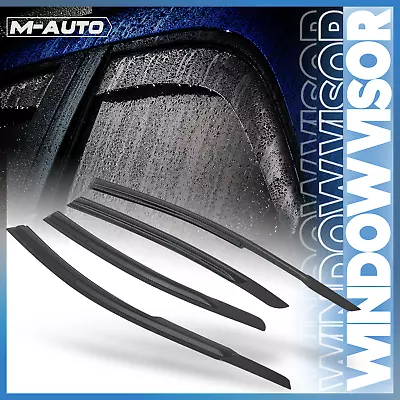 Window Visor Smoke Sun Guard Vent Wind Rain Deflector For 17-20 Hyundai Elantra • $16.99