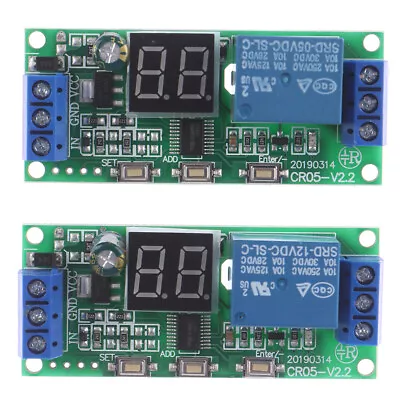 $6.06 • Buy Multifunction Digital Time Infinite Delay Switch Timer Relay Modu DC5V 12V 2^SL