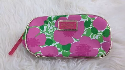 Pink Floral Lilly Pulitzer Estee Lauder Makeup Bag Cosmetic Flower Design New  • $8