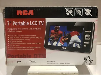 RCA Portable Digital LCD TV 7  Screen DPTM70R - Antenna Not Included  • $70