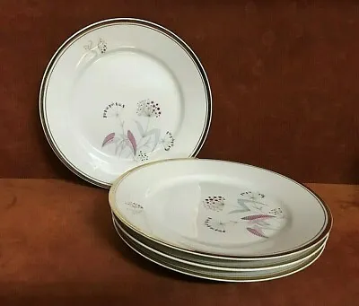 Lot Of (4) Vintage KAHLA Porcelain China Floral Salad Plates ~ East Germany • $17.93