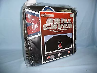 DELUXE VINYL GRILL COVER  Los Angeles Angels  68x21x35  FITS MOST LARGE GRILLS • $12.52