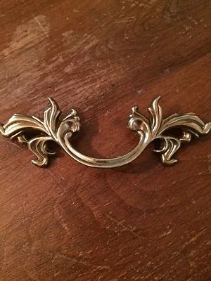 $9.99 • Buy Vintage Look Belwith Brass French Provincial Drawer Pull Handles Gold NEW