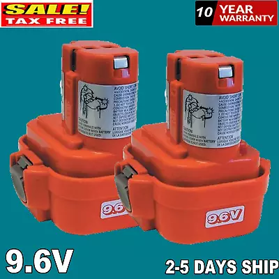 2-PACK 9.6Volt NI-MH Battery For Makita PA09 6222D 9100 9120 9122 9133 9134 9135 • $29.89