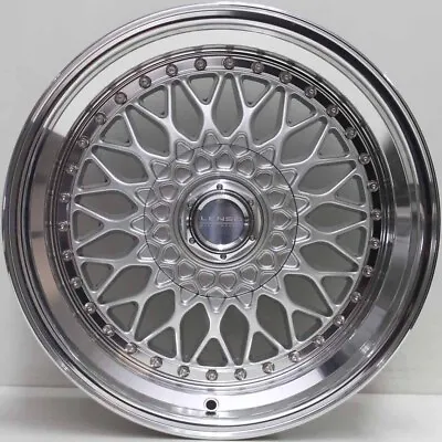 17 Inch GENUINE LENSO ALLOY WHEELS BBS STYLE WIDE PACK TO SUIT BMW  E30 3 SERIES • $1499