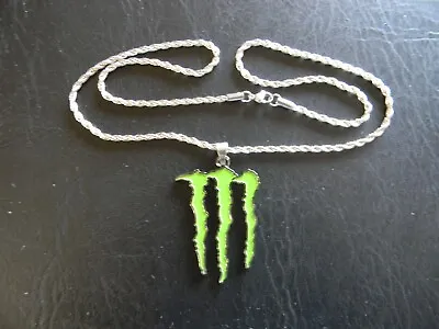 Ama Monster Energy Supercross Motocross X-games Stainless Steel Chain Necklace  • $45