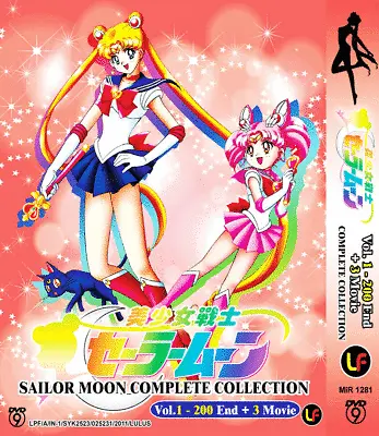 $31.99 • Buy Dvd Anime Sailor Moon Complete Collection + 3 Movie English Subtitle Reg All