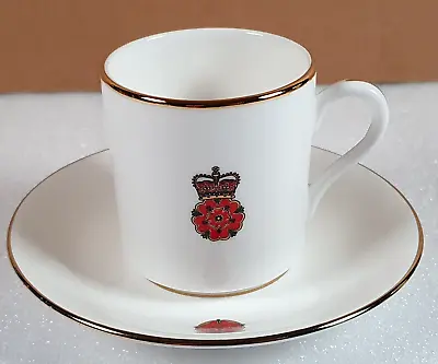 Queens Lancashire Regiment Espresso Coffee Cup & Saucer - British Army - Gift • £20.89