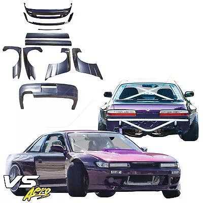 VSaero FRP TKYO V3 Wide Body Kit 10pc S13 2dr Coupe For Silvia Nissan 89-94 Vsa • $1600