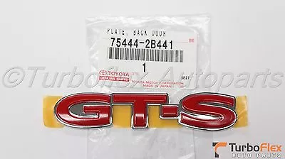 Toyota Celica GT-S 2000-2005 Trunk GT-S Emblem Genuine OEM 75444-2B441 • $149.99