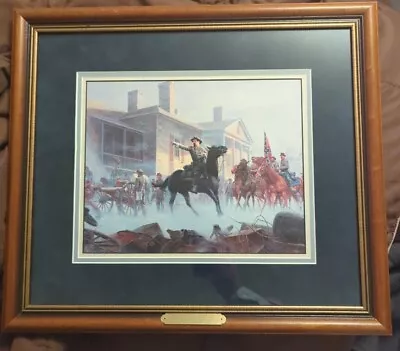 Mort Kunstler Civil War Shenandoah Sunrise Custom Framed 21 X 18 Beautiful  • $40