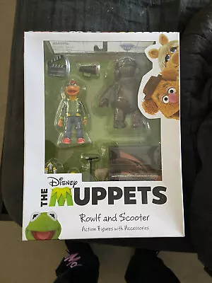 NEW Diamond Select Toys Disney The Muppets ROWLF And SCOOTER Action Figures • $32