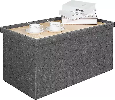 30 ″ Ottoman With Storage BenchFolable Ottoman Coffee Table With TrayFoot Rest • $62.99